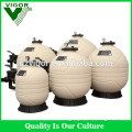 Top-mount sand filter tank with 360 degree rotation valve fiberglass sand filter